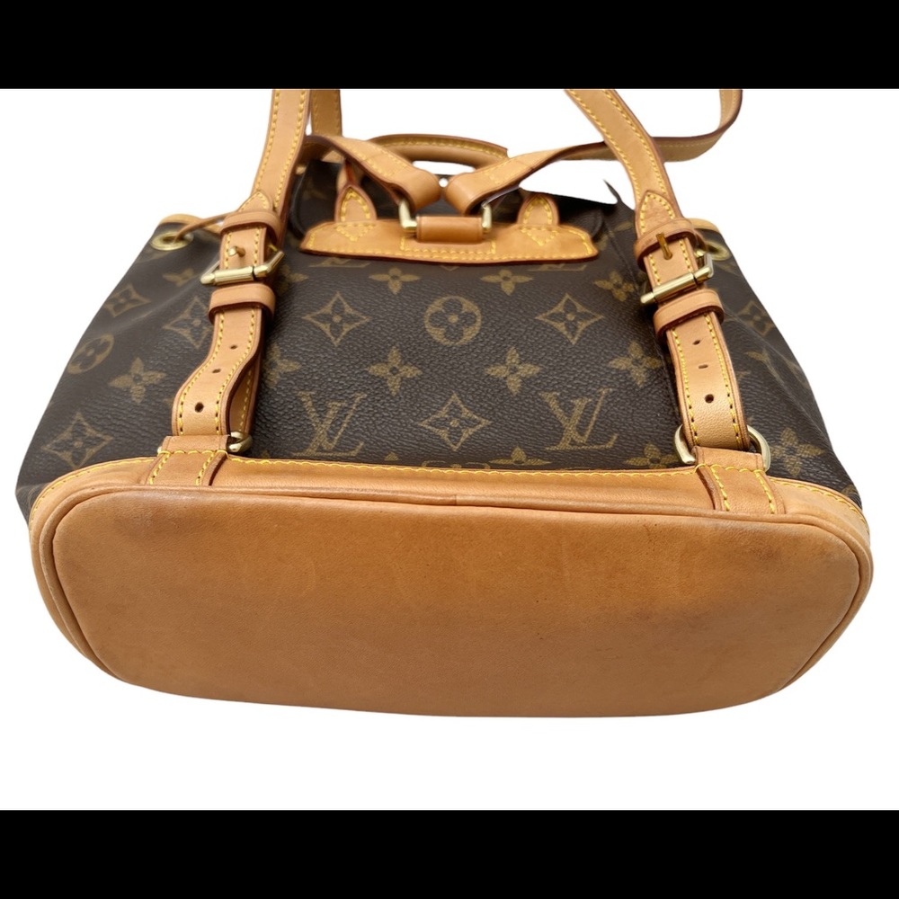 Authentic✅ Louis Vuitton Montsouris PM M51137 Monogram Canvas Backpack Brown - Picture 5 of 12